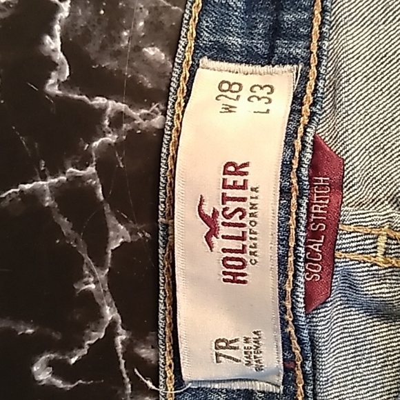 Hollister 7R destressed So Cal Stretch bootcut - Picture 2 of 4